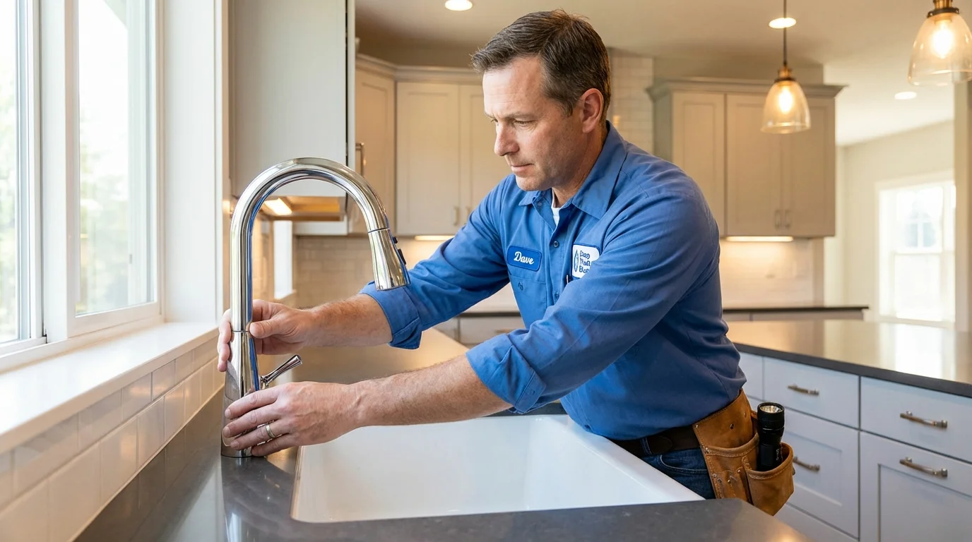 Kitchen faucet installation by Johns Plumbing LLC in Alachua