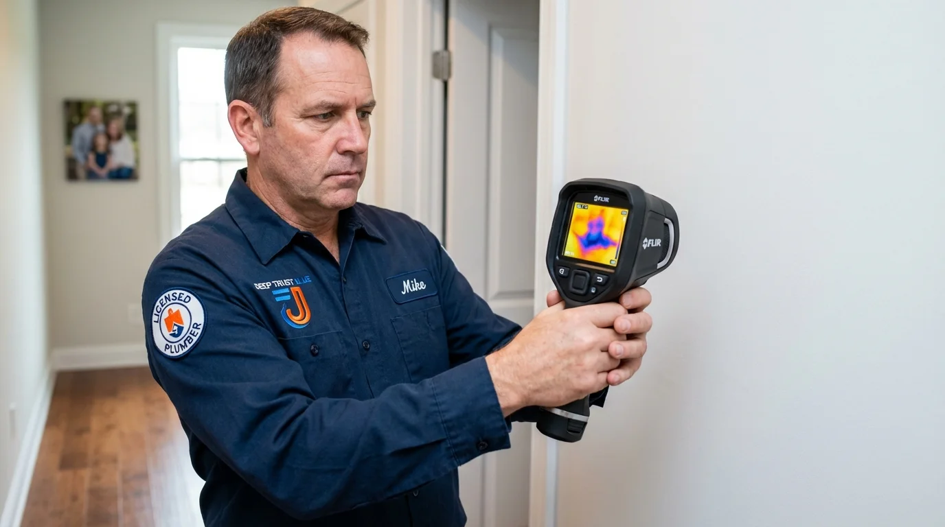 Thermal imaging leak detection by Johns Plumbing LLC in Alachua